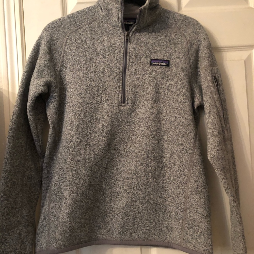patagonia half zip sweatshirt